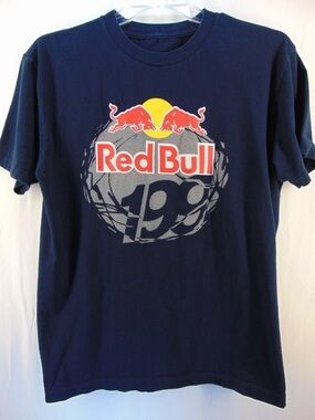 Vintage Travis Pastrana CO-LAB Red Bull 199 fox T-shirt size small
